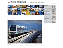 Tablet Screenshot of ansaldohonolulurail.com